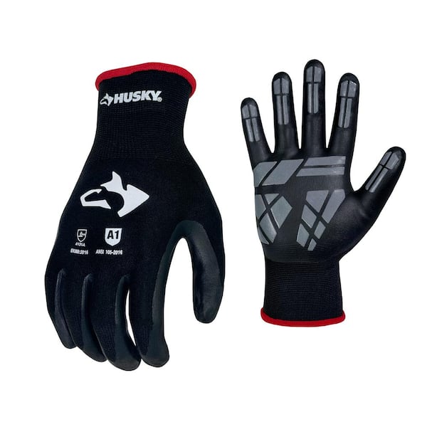 Large Abrasion-Resistant Leather Outdoor and Work Gloves