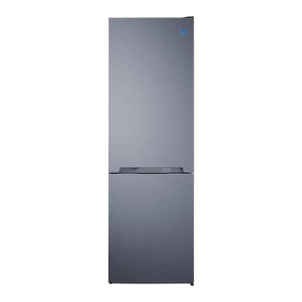 24 in. 11.7 cu. ft. Bottom Freezer Refrigerator in Stainless Steel, Energy star