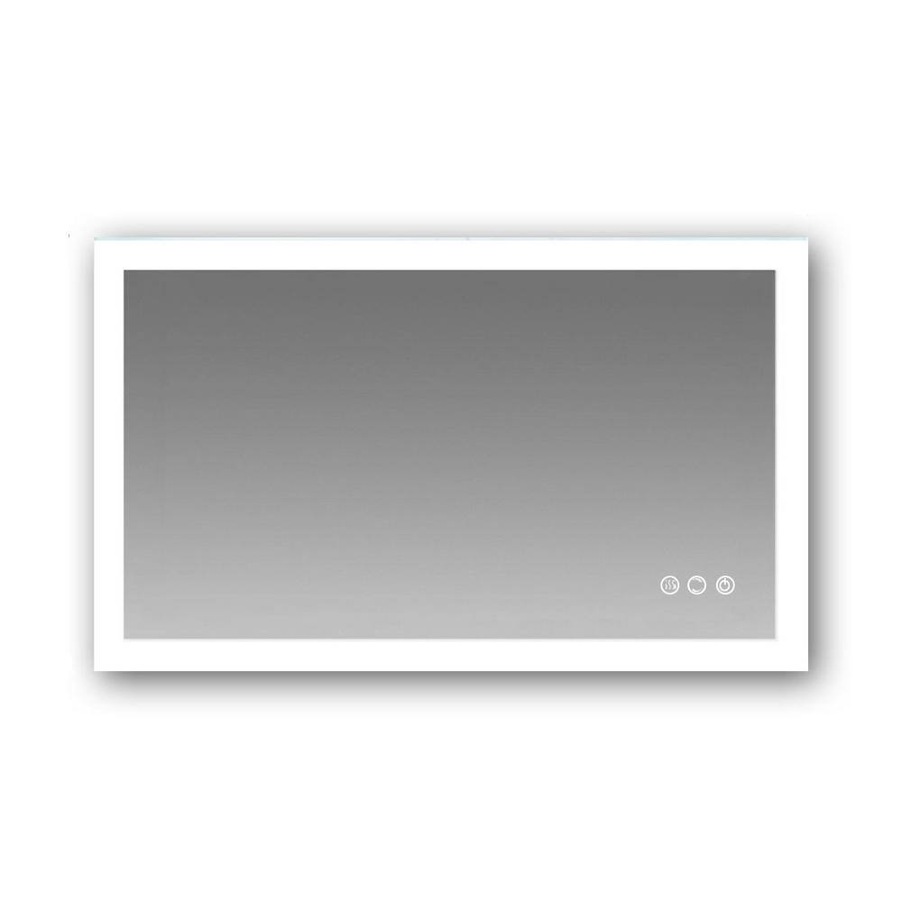 40 in. W x 24 in. H Large Rectangular Frameless LED Wall Bathroom Vanity Mi