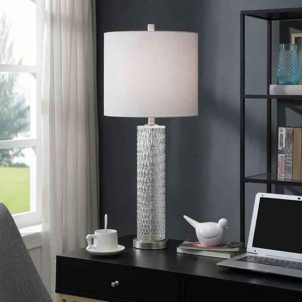 Sofia Fabric Cordless Table Lamp, Ivory Shade