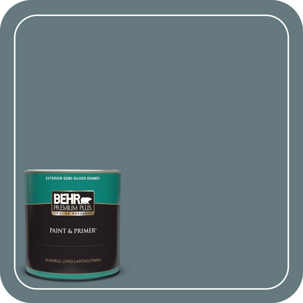 1 qt. #BXC-81 Crater Lake Semi-Gloss Enamel Exterior Paint & Primer price history on PriceWatchPro