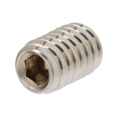 1/4 in. -20 x 7/16 in. Stainless Internal Hex Socket Set Screw (2-Pack)