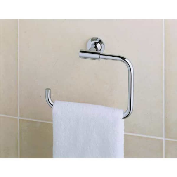 Purist Wall Mounted Towel Ring in Vibrant Brushed Bronze