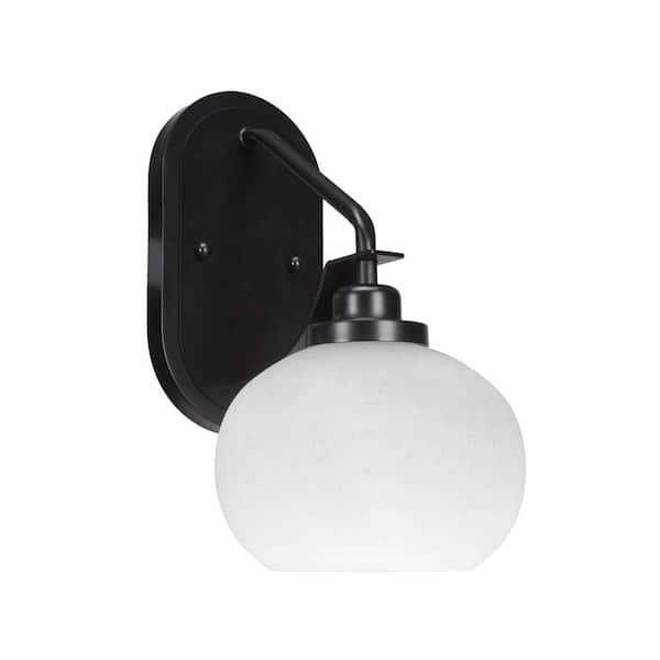 Unbranded Monroe 1-Light Matte Black Wall Sconce