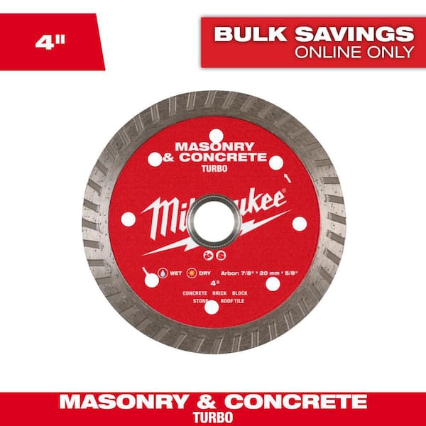 4 in. Turbo Masonry & Concrete Diamond Blade