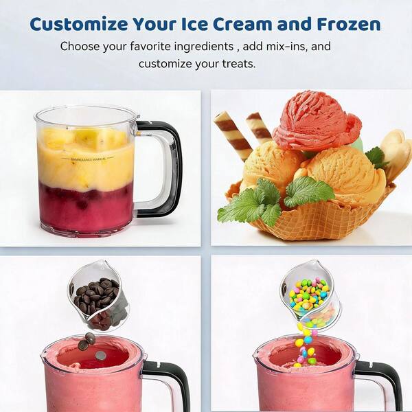 Stbine 10-in-1 0.6 Qt. Stainless Steel Frozen Treat and Ice Cream