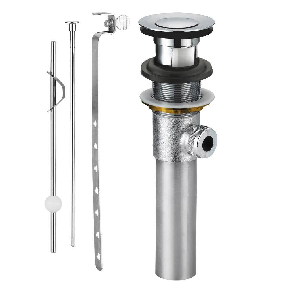 Polished Chrome Double Handle Brass Bathroom Faucet