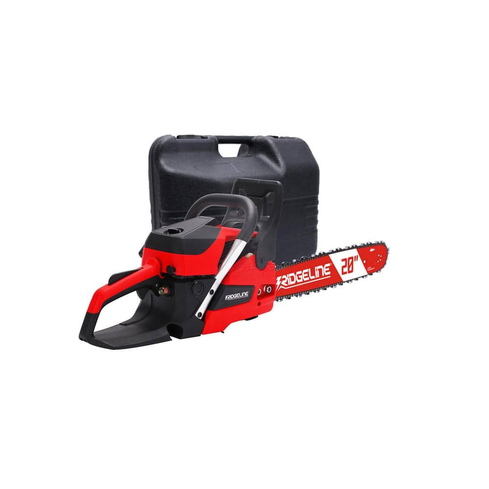 RIDGELINE 20 in. 52 cc Gas Powered 2-Stroke Portable Chainsaw with