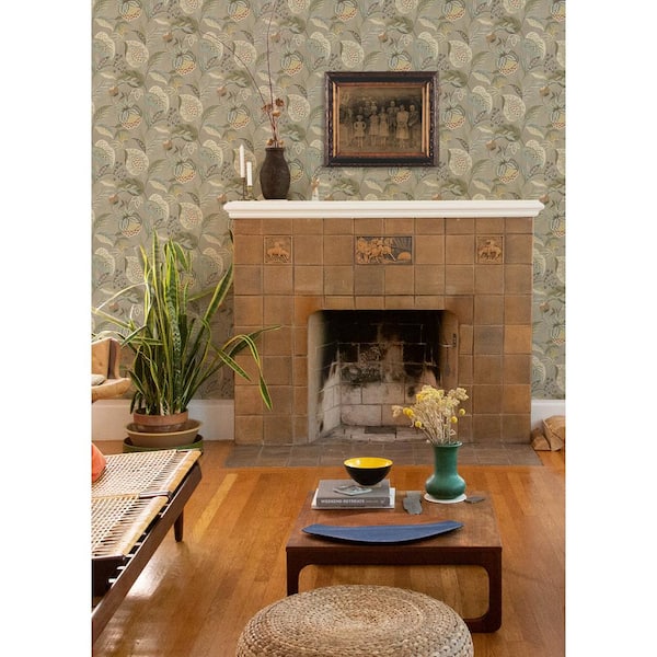 Bohemian Jacobean Neutral Prepasted Non Woven Wallpaper
