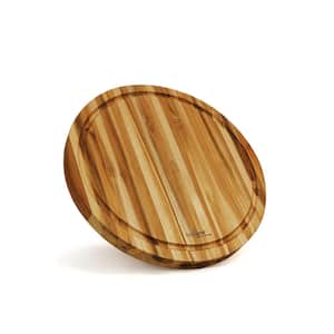 5 pcs. Extra Large 15.75 in. x 15.75 in. Round Solid Wood Cutting Board Chopping Cutting Food Meat Fruit Vegetable.