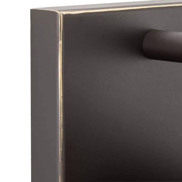 Birkdale 1-Light Antique Bronze Hardwired Outdoor Large Wall Lantern Sconce Light Dark Sky Farmhouse