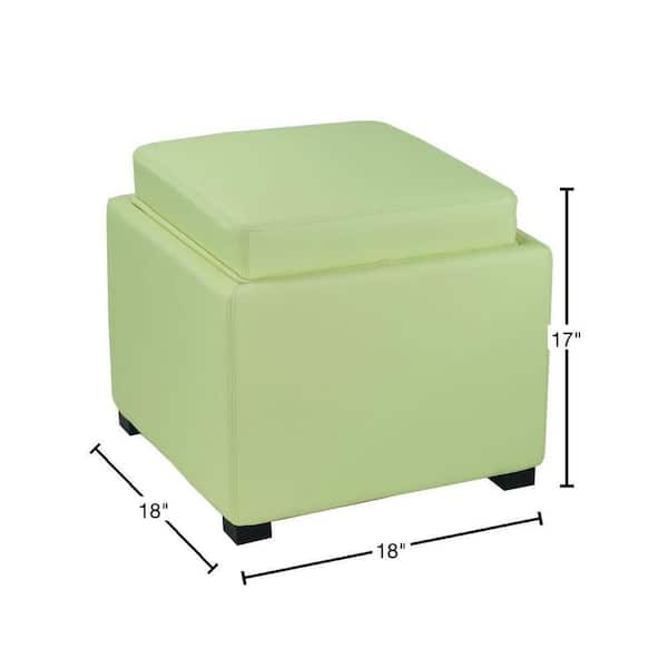 Off white 2024 storage ottoman