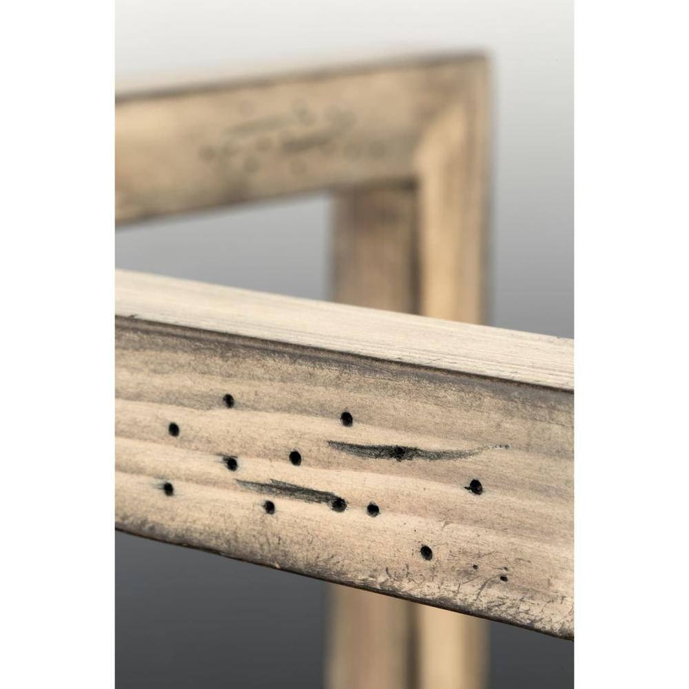 Turnbury Galvanized Steel and Wood 6-Light Chandelier