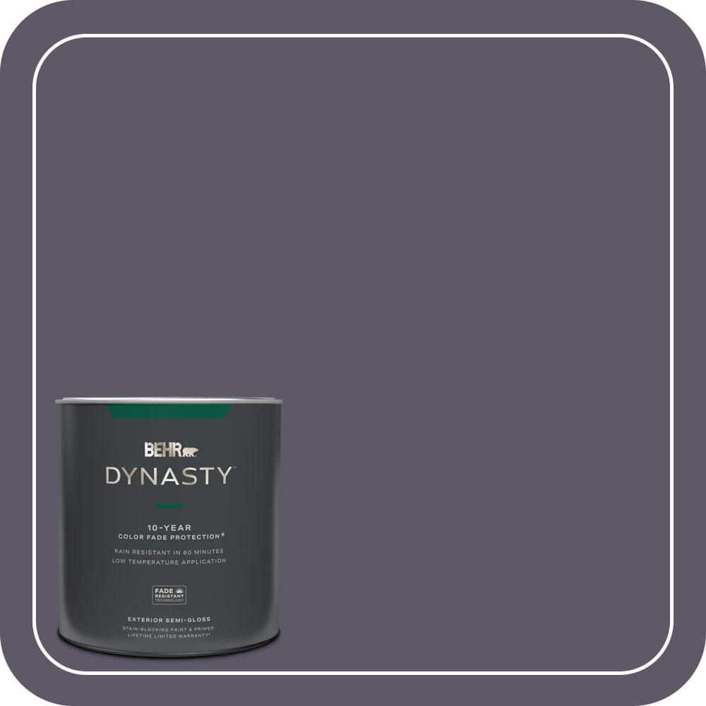 1 qt. #S570-7A Plush Purple Semi-Gloss Exterior Stain-Blocking Paint & Primer price history on PriceWatchPro