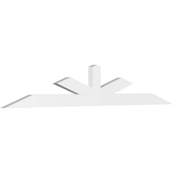 Ekena Millwork Saratoga 84 in. W x 14 in. H x 2 in. D Signature Polyurethane Bracket