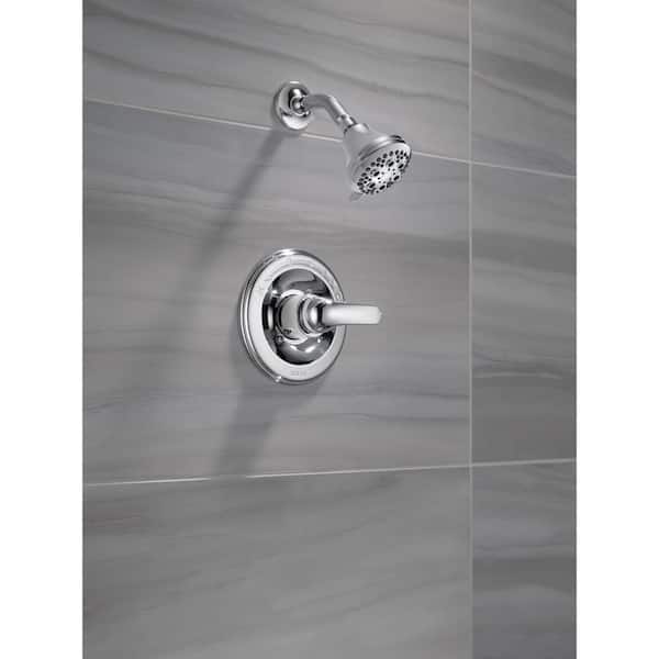 Classic Single-Handle 5-Spray Shower Faucet with Stops in Chrome (Valve Included)