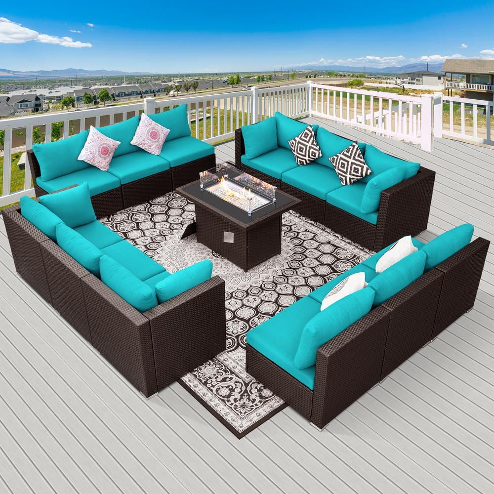 Outdoor turquoise cushions best sale