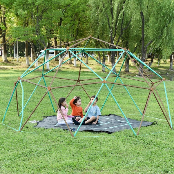 Bon Furni 13 ft. Green Climbing Dome with Hammock LMM0099E - The