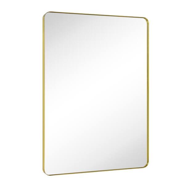 TEHOME Kengston 36 in. W x 48 in. H Rectangular Stainless Steel Framed