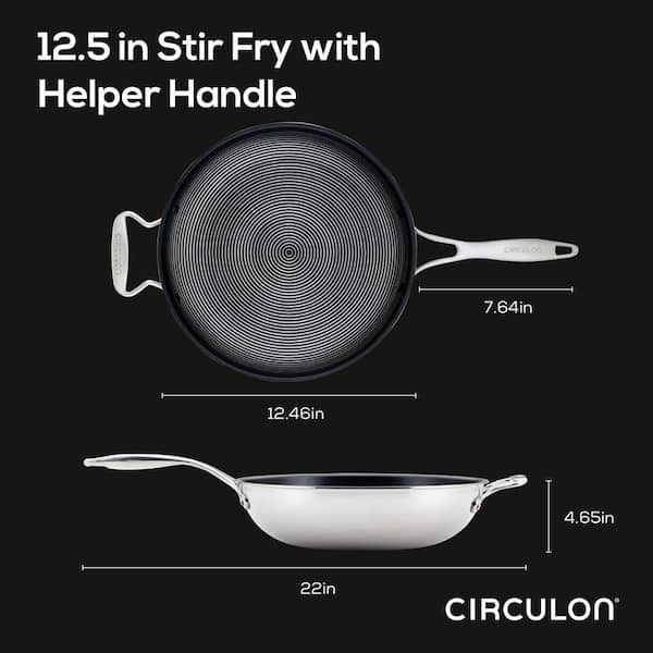 Circulon SteelShield C-Series 2qt Clad Tri-Ply Nonstick Saucepan with Lid