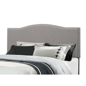 Kiley Glacier Gray Full/Queen Upholstered Headboard with Frame