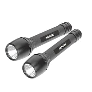 80 Lumens 2 AA LED Flashlights (2-Pack)