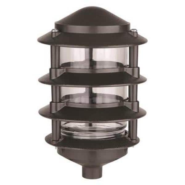 Red Dot 4-Tier Pagoda Path Landscape Light Not Motion Sensing