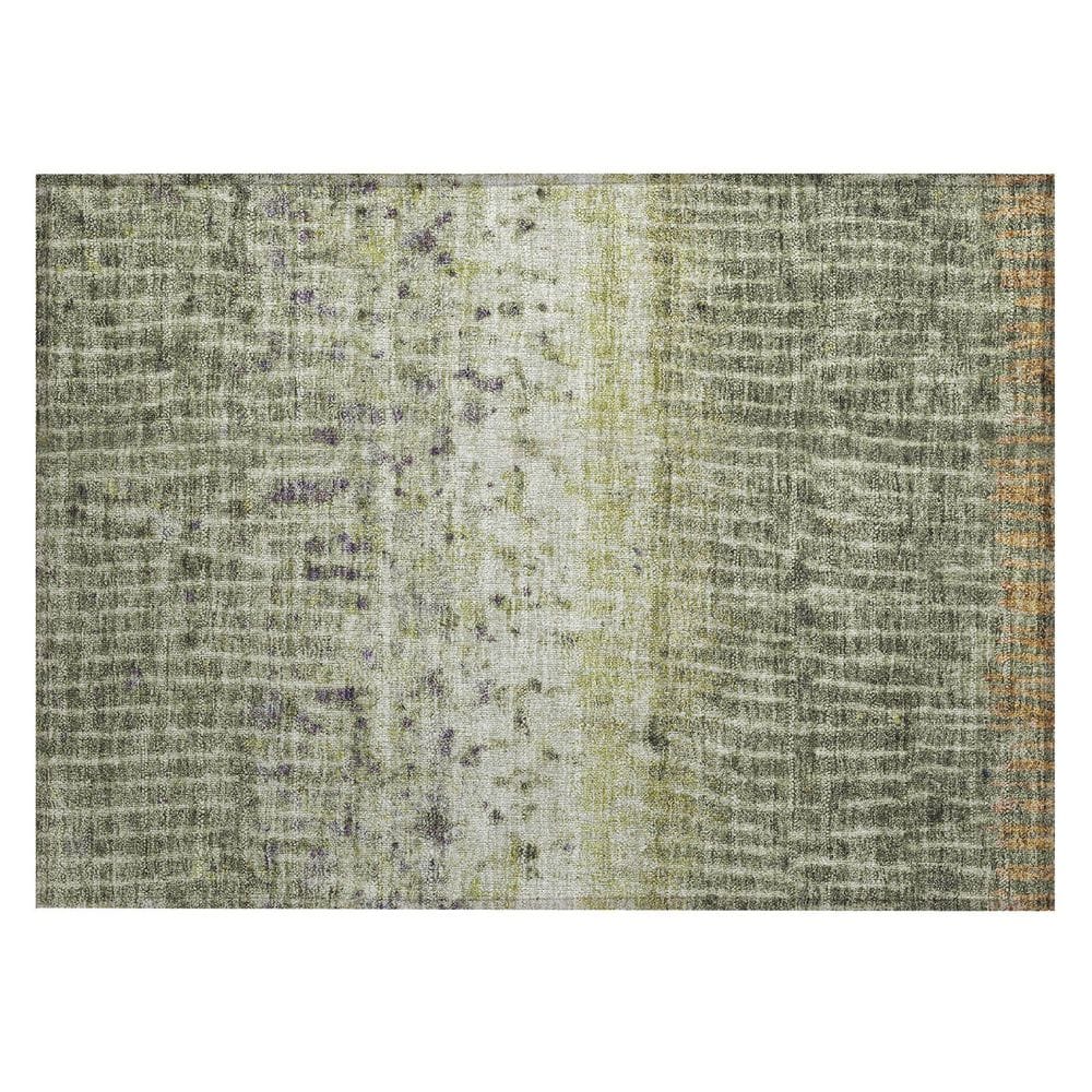 Chantille Machine Washable Indoor/Outdoor Abstract ACN2406 Olive 2 ft. x 3 ft. Accent Rug price history on PriceWatchPro