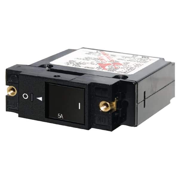 Blue Sea Systems A-Series Flat Rocker Circuit Breaker, Single Pole Flat, 10 amps