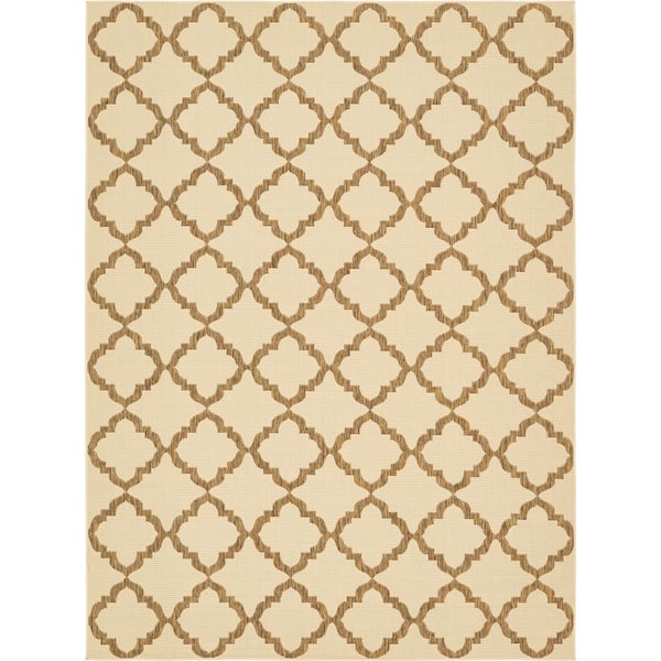 Outdoor Trellis Beige 8' 0 x 11' 4 Area Rug