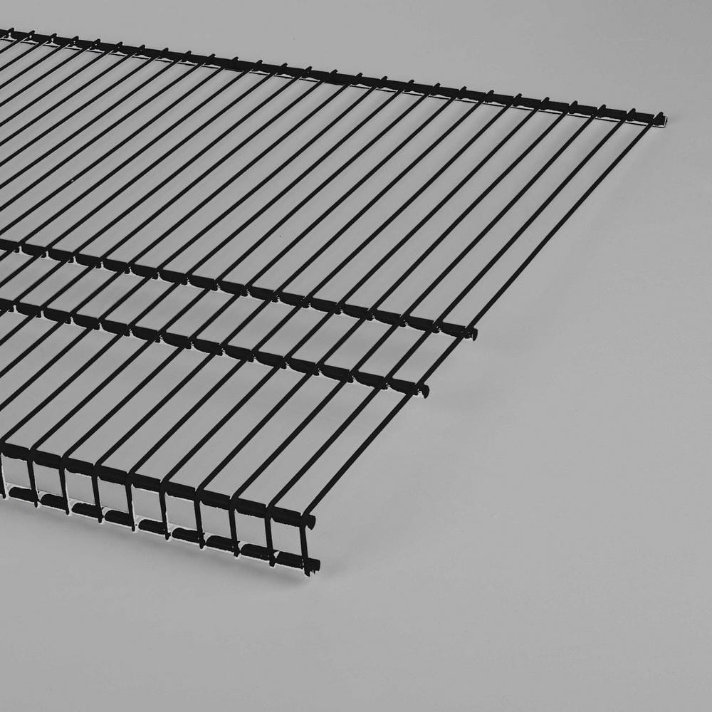 Everbilt 6FTX16IN HEAVY DUTY WIRE SHELFBlack 90867 The Home Depot