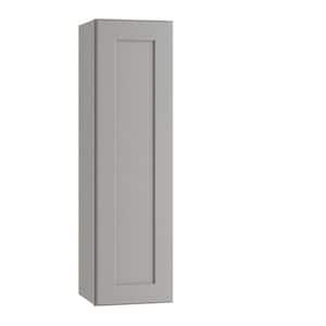 Tremont Pearl Gray Painted Plywood Shaker Assembled Wall Kitchen Cabinet Soft Close Left 9 in W x 12 in D x 36 in H