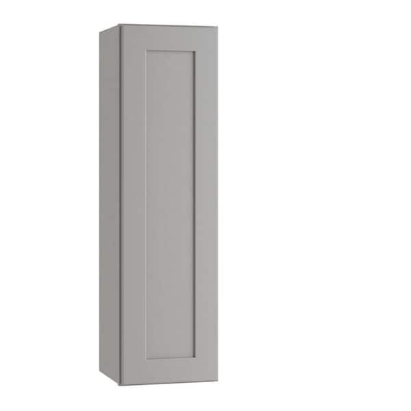 Home Decorators Collection Newport 9 in. W x 12 in. D x 42 in. H Assembled Plywood Wall Kitchen Cabinet in Pearl Gray Painted with Soft Close