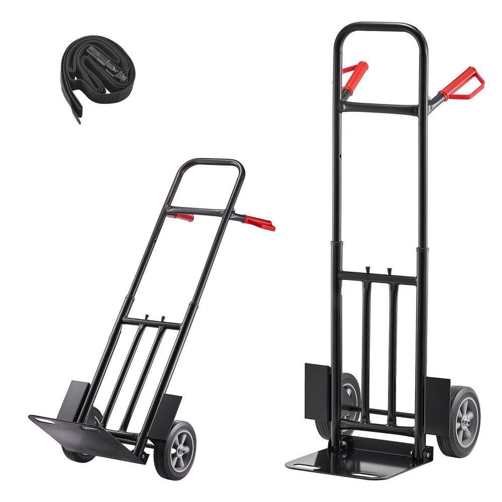Hand Truck, Heavy-Duty Hand Truck Dolly, 600 lbs. Load Capacity, Portable Trolley Dolly with Tie-down Strap 2025 update price history on PriceWatchPro