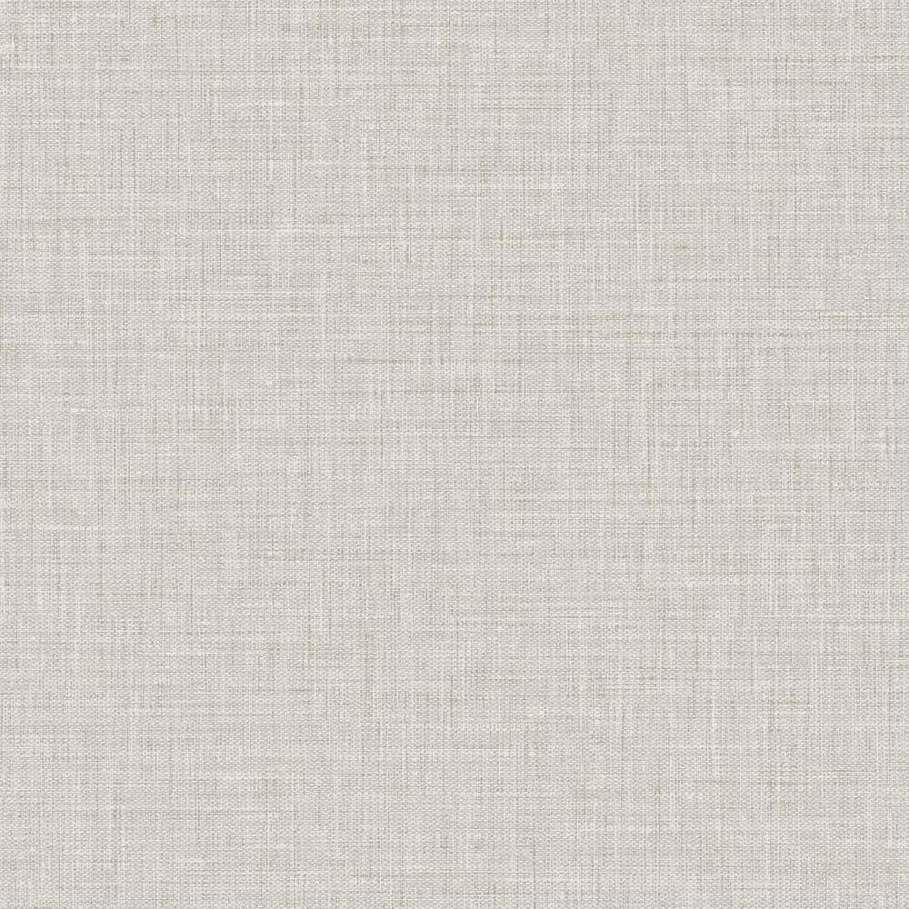 Seabrook Designs Easy Linen Winter Mist Silverpointe Vinyl Strippable ...