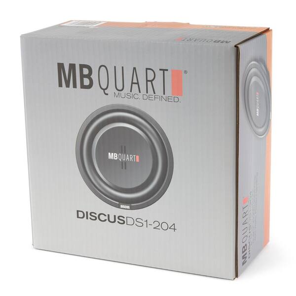 MB Quart DS1-204 400 Watt 8 Inch Shallow Slim Subs DVC Car Subwoofers (Set Of 4