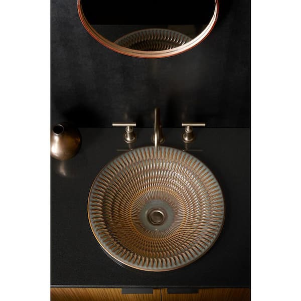 KOHLER Derring 18 in. Drop-In Vitreous China Round Bathroom