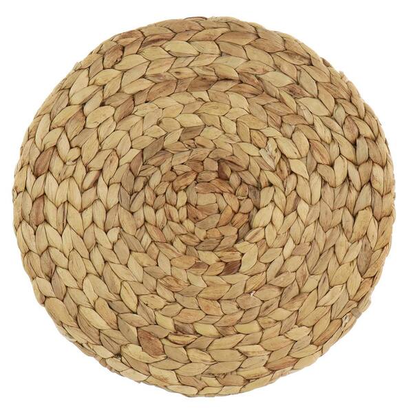 Gibson Home Sadler 14 in. Woven Round Charger Plate