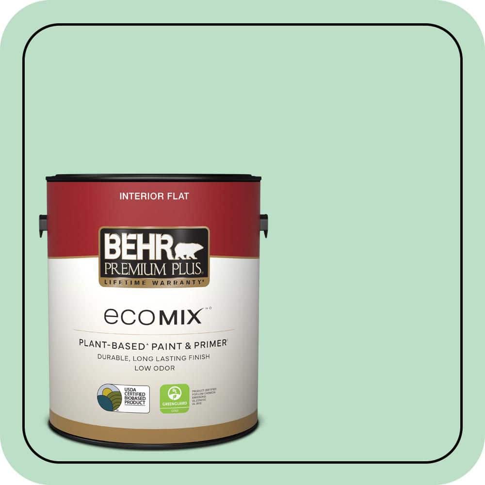 1 gal. #470C-3 Spirited Green Flat EcoMix Plant-Based Interior Paint & Primer price history on PriceWatchPro