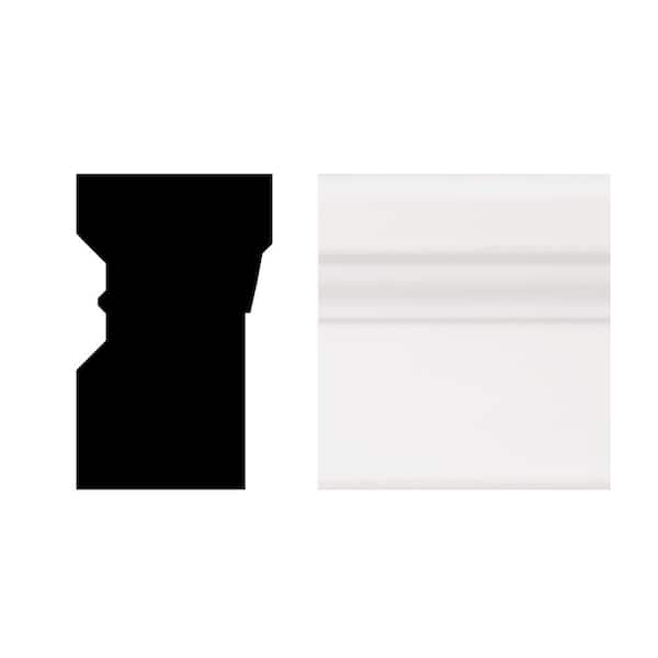Veranda 1-15/64 in. x 1-63/64 in. x 84 in. Vinyl Brick Moulding