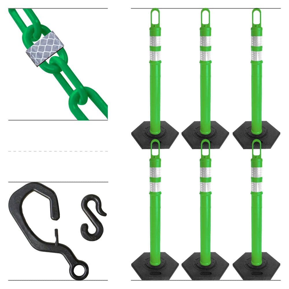 Green Delineator and Reflective Chain Kit price history on PriceWatchPro