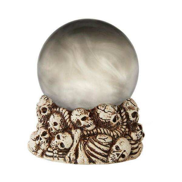 Reviews for Home Accents Holiday 6 in LED Spooky Skull Crystal Ball