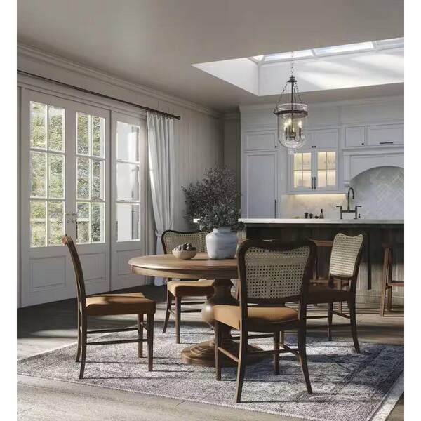 MAVEN LANE Antique Brown Dining Chair Set of 8