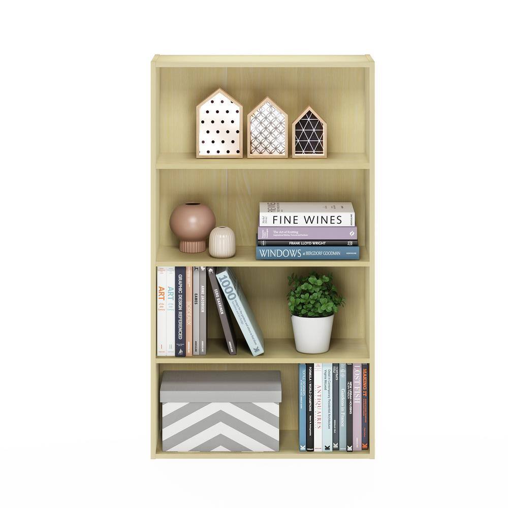 Beaumont Heavy Duty Beige 4-Tier Laminated Wood Shelving Unit