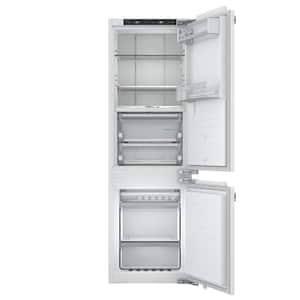 800 Series 22 in. 8.3 cu. ft Built-In Bottom Freezer Refrigerator in Custom Panel Ready with Home Connect, Counter Depth