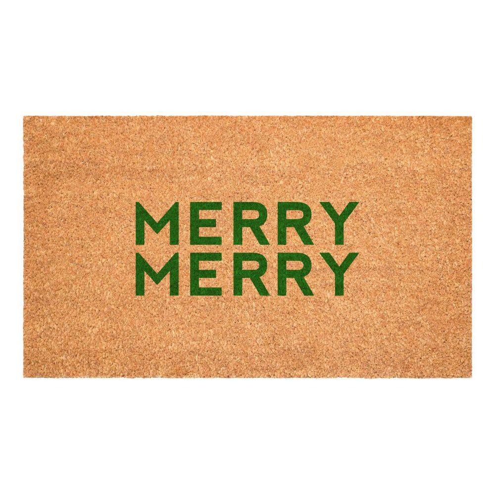 Multi-Colored 36 in. x 24 in. Coir Outdoor Door Mat price history on PriceWatchPro
