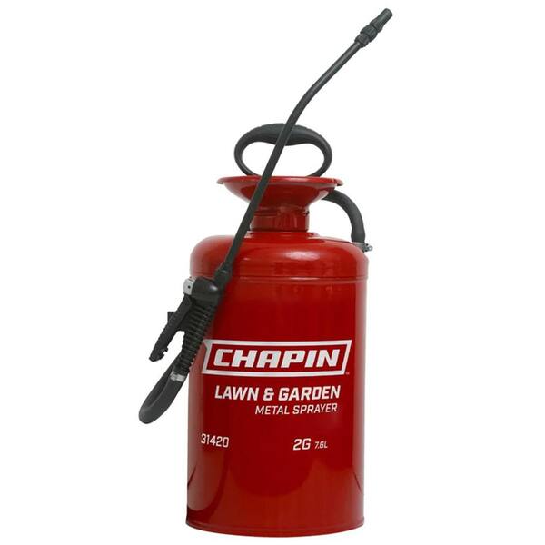 Chapin 2 Gal. Tri Poxy Steel Tank Handheld Lawn and Garden Sprayer with Lock On