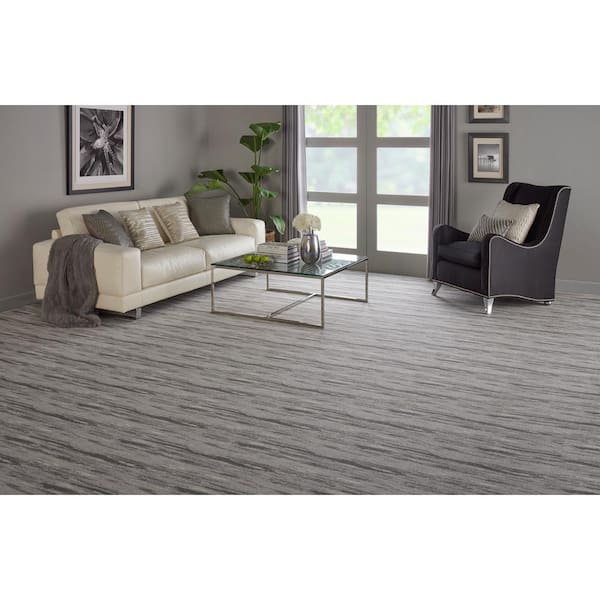 6 in. x 6 in. Texture Carpet Sample - Umbra - Color - Maelstrom
