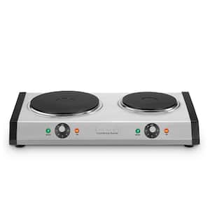 Stainless Steel Cooktop Table Top Hob with Cast Iron Hob Rings Electric Burner with Temperature Control Color : Blue Hot Plate for Electric Cooking Portable Single Hob Stainless Steel Cooktop Table Top Hob with Cast Iron Hob Rings Electric Burner with Temperature Control Color : Blue Hot Plate for Electric Cooking Portable Single Hob