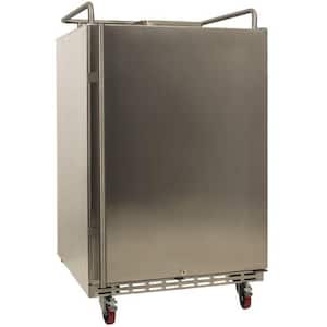 24 in. W Outdoor Kegerator Conversion Refrigerator with Forced Air Refrigeration